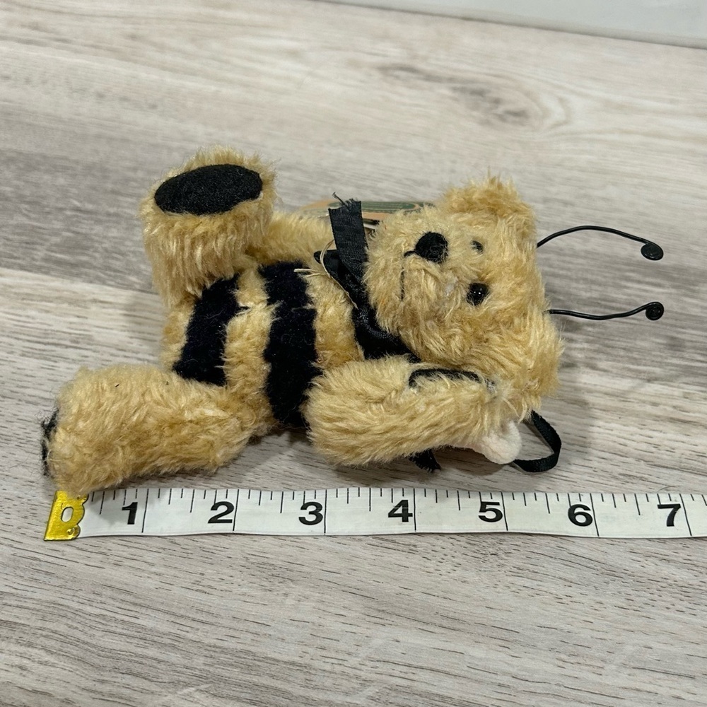 NWT Vintage 90s Boyds Bears "Bibi Buzzby" Jointed 6” Teddy Bumble Bee Costume - Picture 7 of 7
